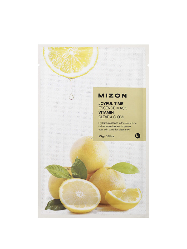 Mizon Joyful Time Vitamin plátýnková maska s čisticím a osvěžujícím účinkem 23 g