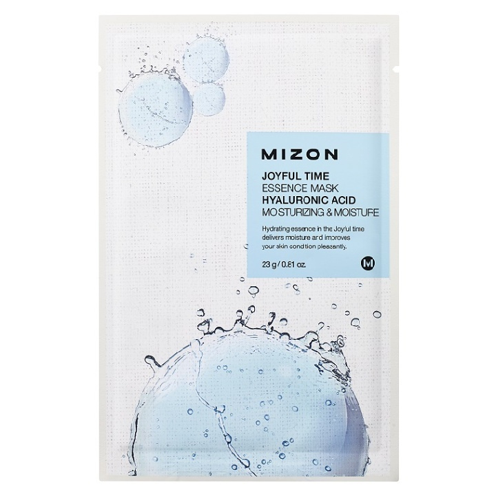 Mizon Joyful Time Hyaluronic Acid plátýnková maska s hydratačním a zklidňujícím účinkem 23 g
