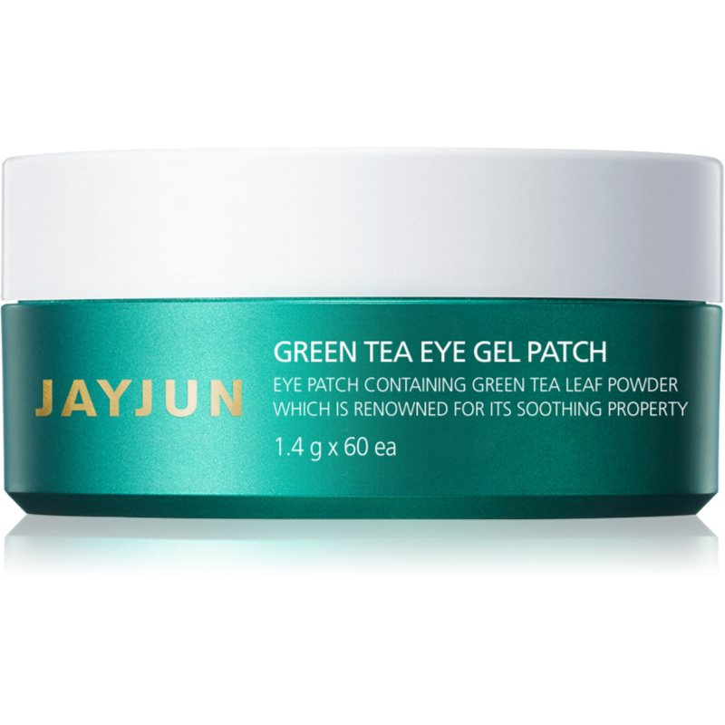Jayjun Eye Gel Patch Green Tea hydrogelová maska na oční okolí pro rozjasnění a hydrataci 60x1,4 g