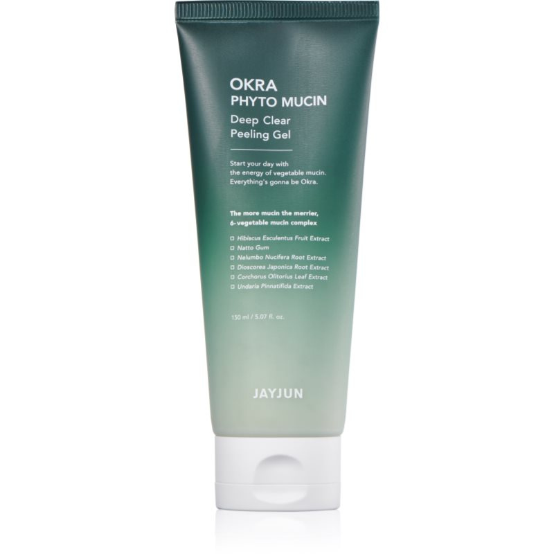 Jayjun Okra Phyto Mucin Deep hloubkově čisticí gel s peelingovým efektem 150 ml