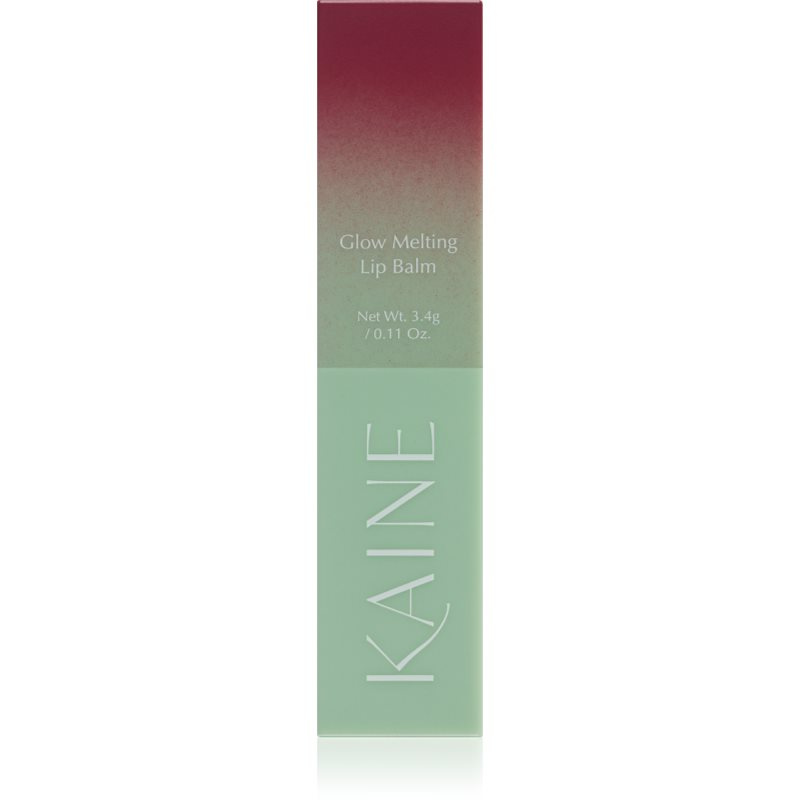 KAINE Glow Melting Lip Balm hydratační balzám na rty s regeneračním účinkem odstín #02 Rosy Plum 3.7 g