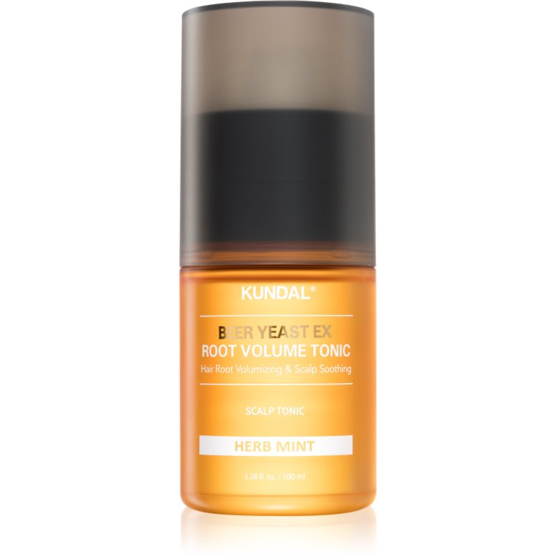 KUNDAL Beer Yeast EX Root Volume Tonic vlasové tonikum pro bohatý objem Herb Mint 100 ml