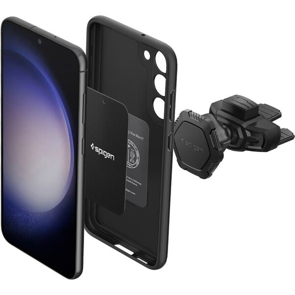 SPIGEN - QS24 Magnetic CD Car Mount Holder 000CG21944 Černá