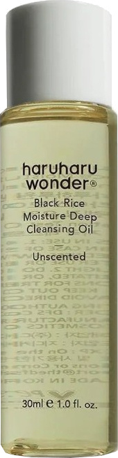 Haruharu Wonder Čisticí pleťový olej Black Rice Moisture Deep (Cleansing Oil) 30 ml