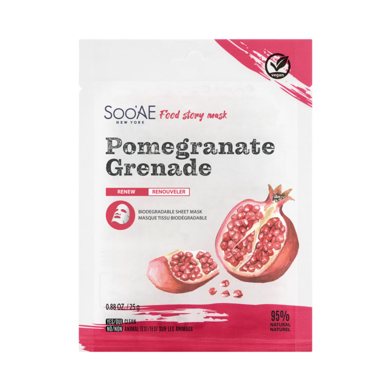 Soo'AE FOOD STORY MASKA - GRANÁTOVÉ JABLKO 25g