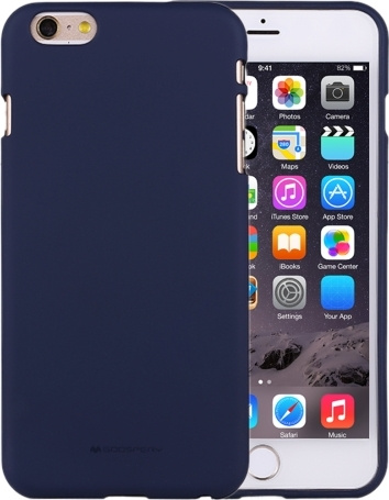 Ochranný kryt pro iPhone 6 / 6S - Mercury, Soft Feeling Midnight Blue
