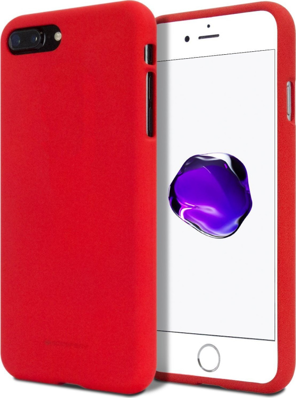 Mercury Ochranný kryt pro iPhone 7 PLUS / 8 PLUS - Mercury, Soft Feeling Red