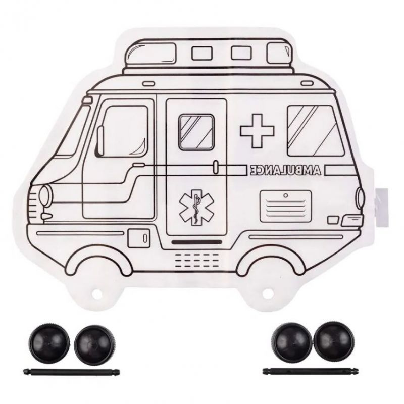 Nafukovací omalovánky Sanitka (1ks)