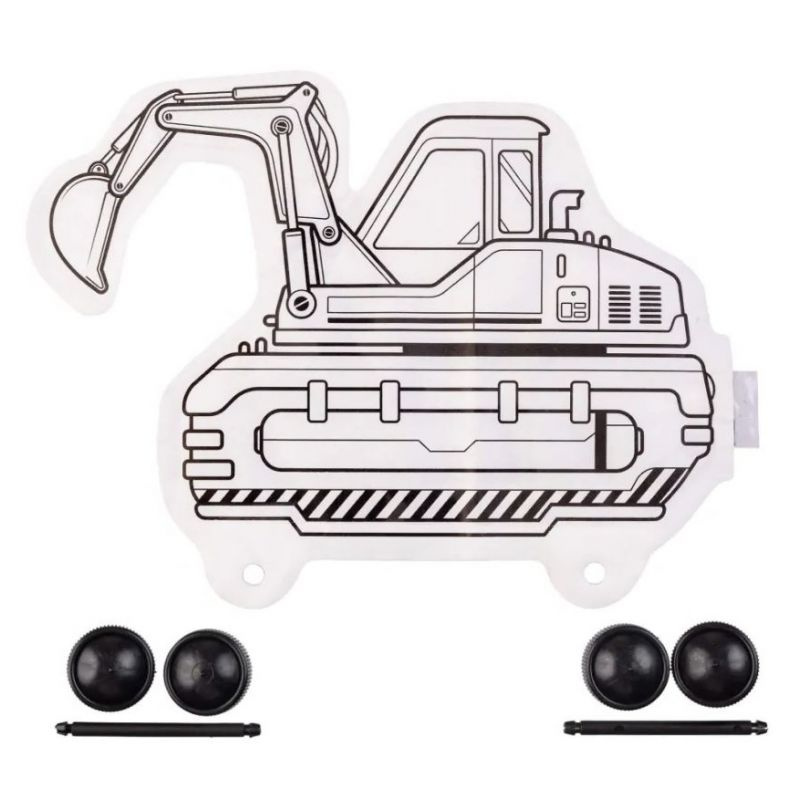 Nafukovací omalovánky Bagr (1ks)