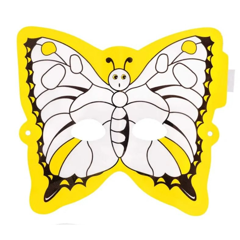 Nafukovací omalovánky maska Motýlek (1ks)