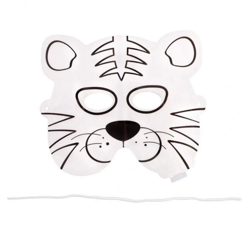 Nafukovací omalovánky maska Tygr (1ks)