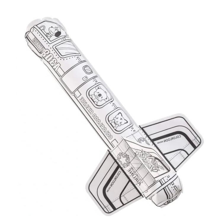 Nafukovací omalovánky Letadlo s křídly (1ks)