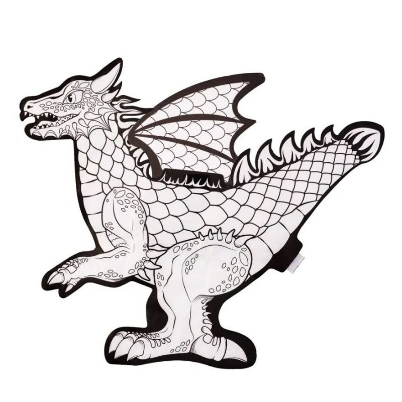 Nafukovací omalovánky box Drak (1ks)