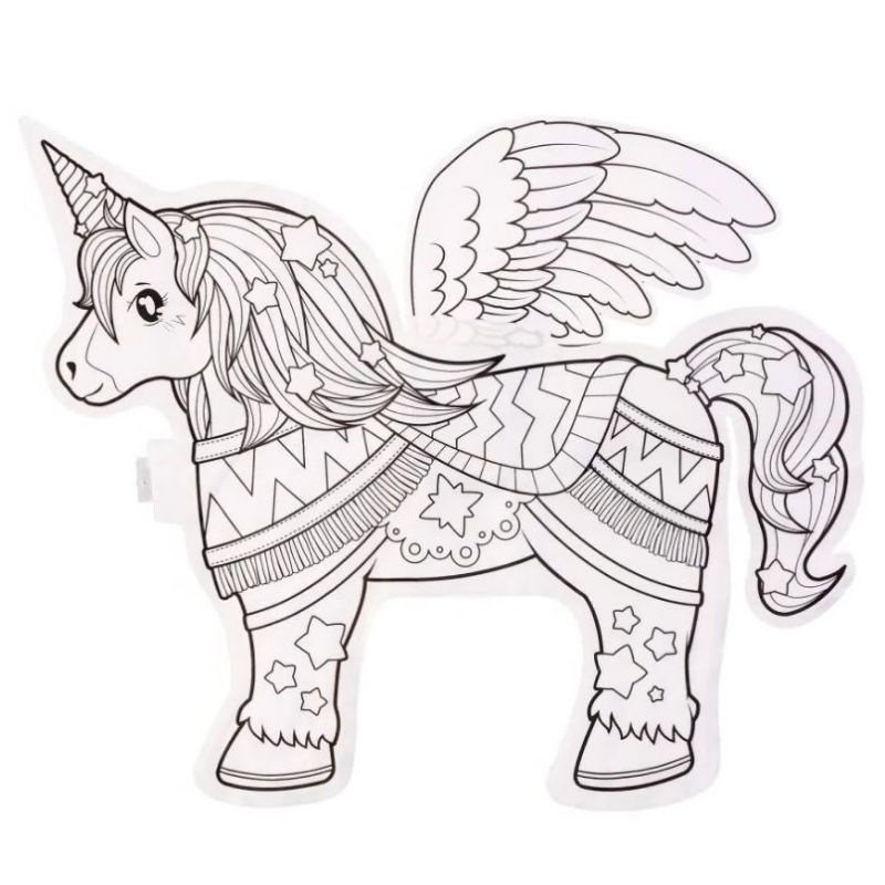 Nafukovací omalovánky box Jednorožec (1ks)
