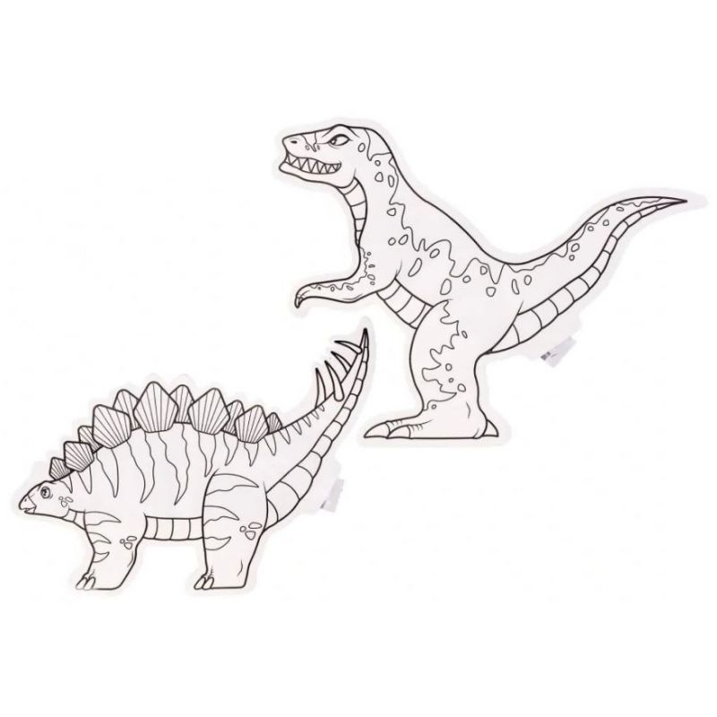 Nafukovací omalovánky box Dinosauři (2ks)