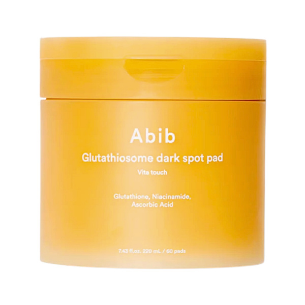 Abib Rozjasňující tonizační tampony na pigmentové skvrny Vita Touch (Glutathiosome Dark Spot Pad) 60 ks