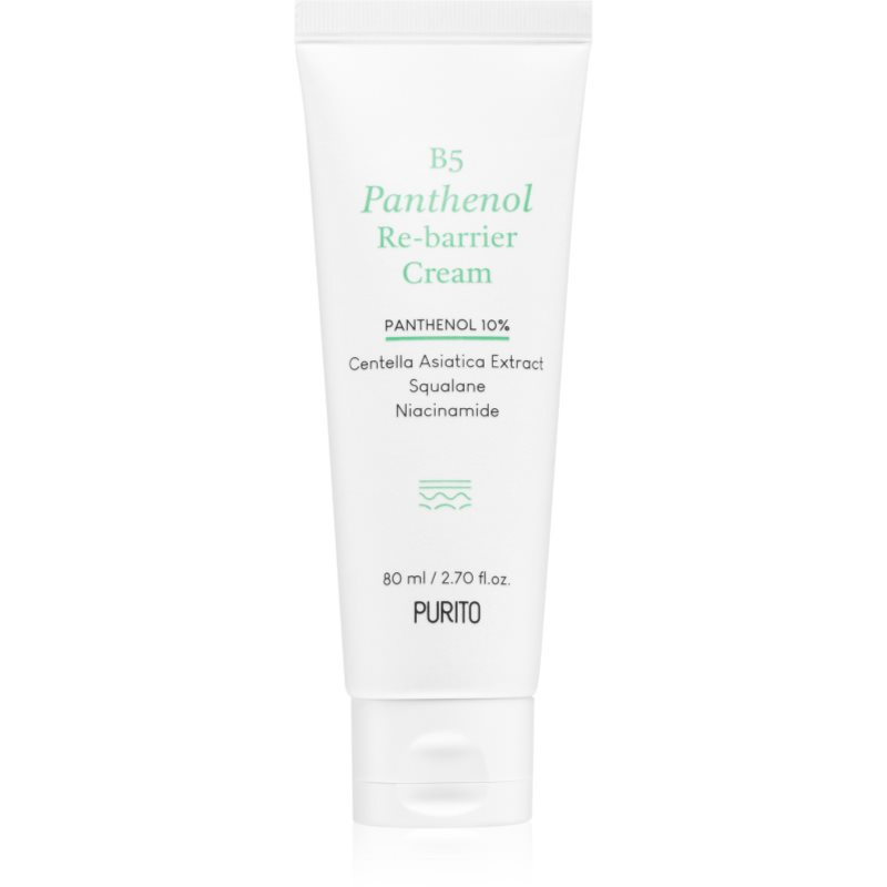 Purito B5 Panthenol Re-barrier Cream hloubkově hydratační krém se zklidňujícím účinkem 80 ml