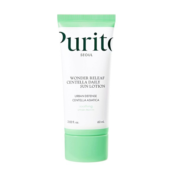 Purito Wonder Releaf Centella Daily Sun Lotion lehký ochranný krém na obličej SPF 50+ 60 ml