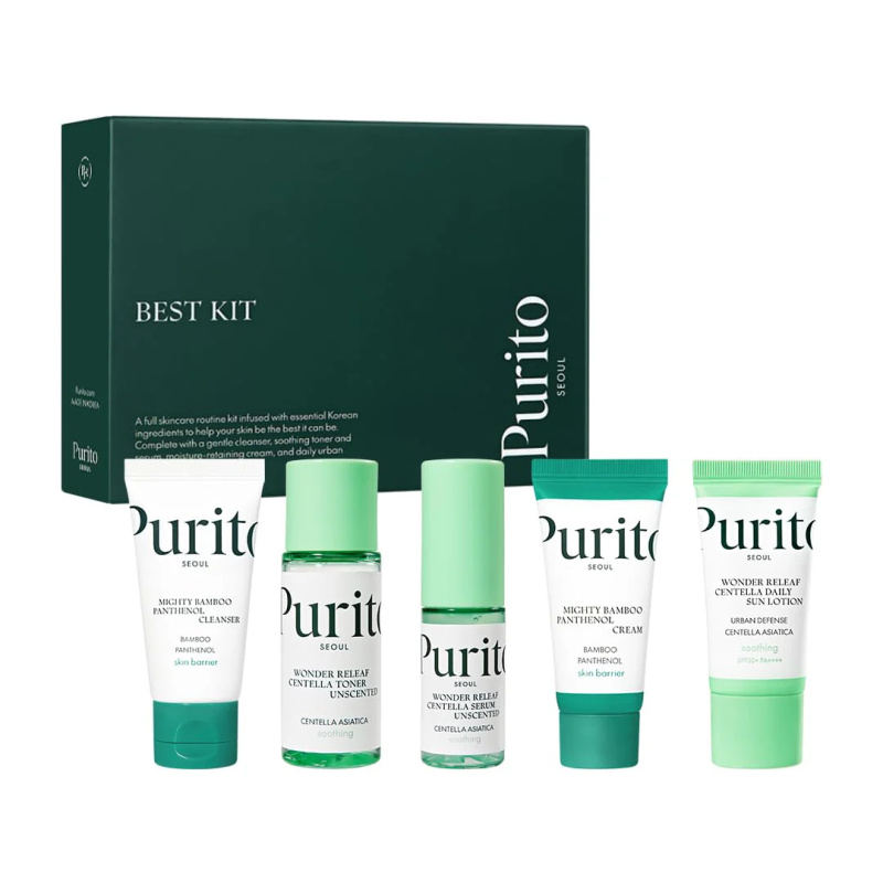 Purito Seoul Best Kit cestovní sada pro regeneraci pleti