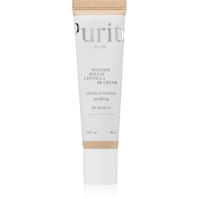 Purito Wonder Releaf Centella BB Cream rozjasňující BB krém se zklidňujícím účinkem odstín 23 Neutral Beige 30 ml