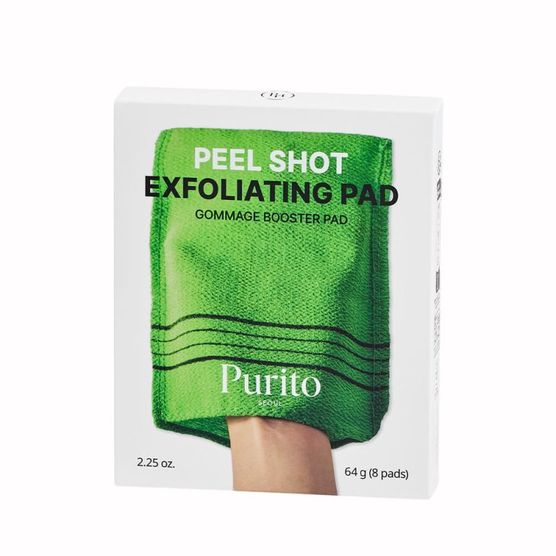 PURITO Exfoliační tampony Peel Shot Exfoliating Pad 8 x 64 g