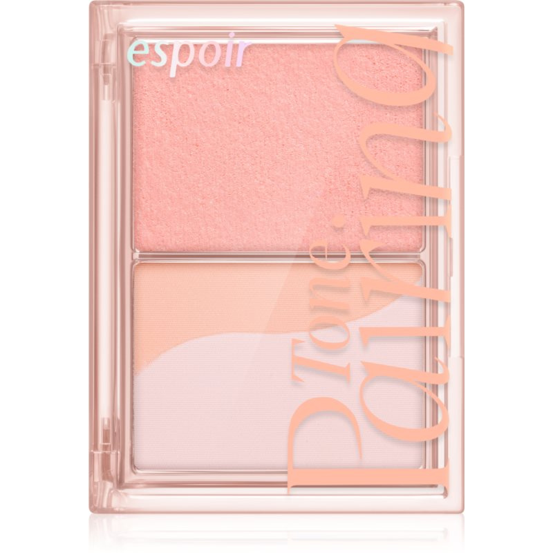espoir Tone Pairing Cheek trio tvářenka pro dokonalý vzhled odstín Peach Fizz 9 g