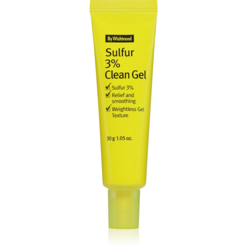 By Wishtrend Sulfur 3% Clean Gel lehký hydratační gelový krém pro mastnou pleť se sklonem k akné 30 g