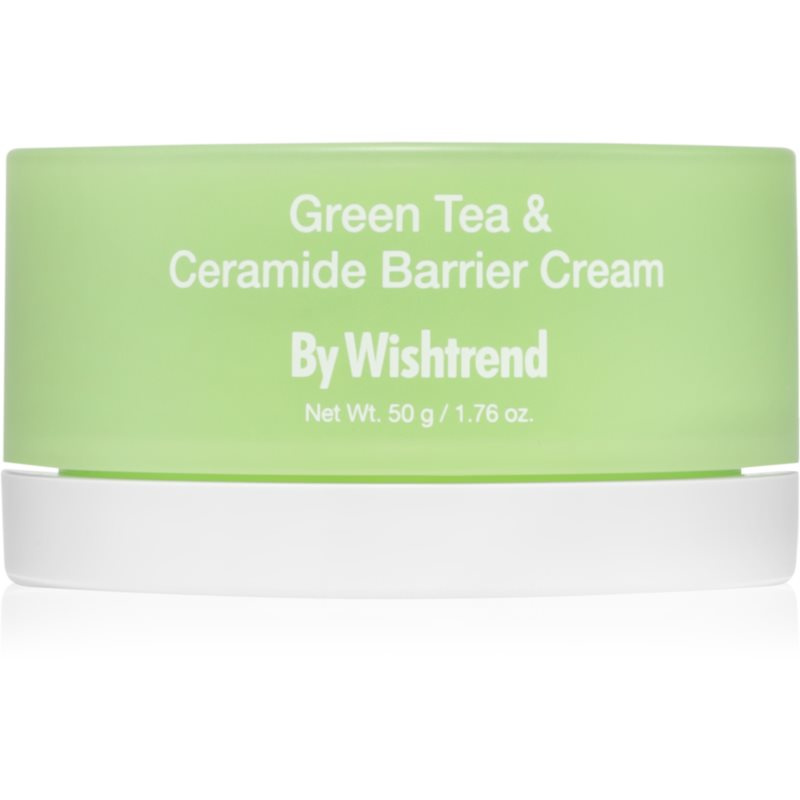 By Wishtrend Green Tea & Ceramide Barrier Cream hloubkově hydratační krém pro posílení kožní bariéry 50 g