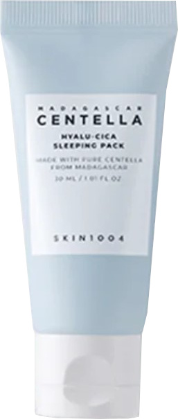 SKIN1004 Madagascar Centella Hyalu-Cica Sleeping Pack zdokonalující a hydratační maska na noc pro vypnutí pleti 30 ml
