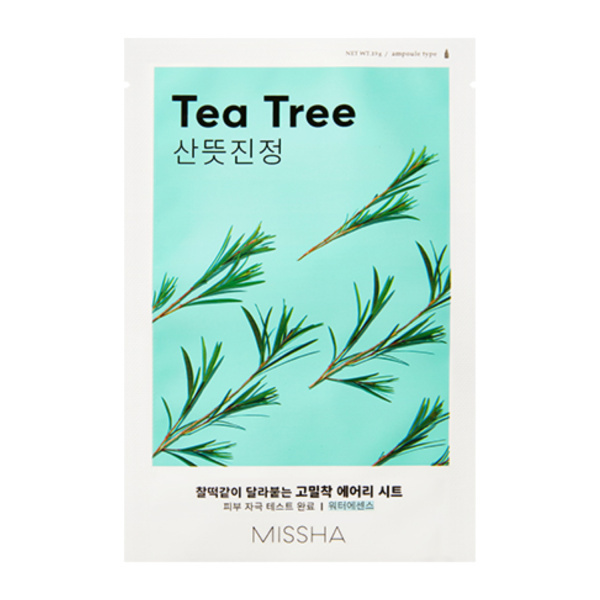 MISSHA Airy fit sheet mask tea tree plátýnková maska 19 g