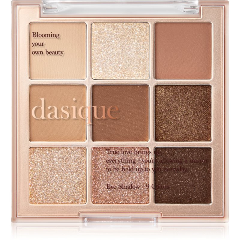 Dasique Eye Shadow Palette paletka očních stínů odstín 01 Sugar Brownie 7 g