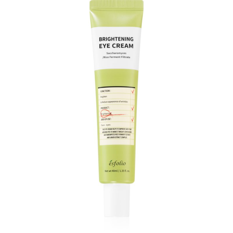 esfolio Brightening rozjasňující oční krém 40 ml