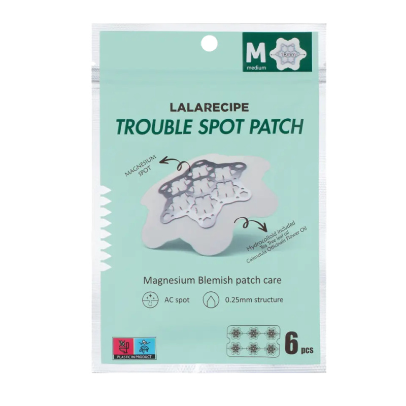 LalaRecipe Náplasti na akné Trouble Spot Patch (M) 6 ks