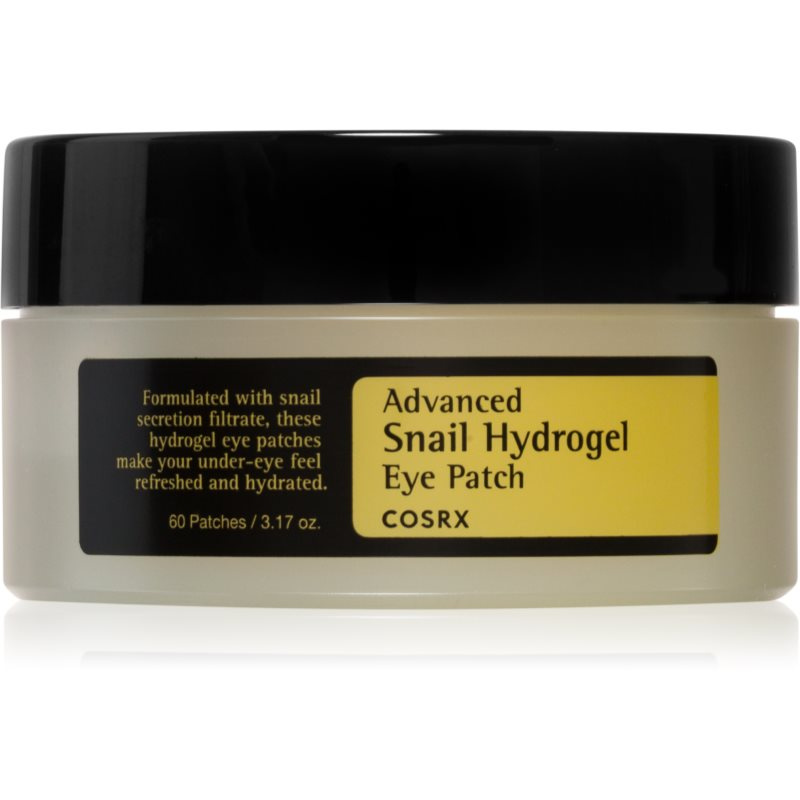 Cosrx Advanced Snail Hydrogel Eye Patch hydrogelová maska na oční okolí pro rozjasnění a hydrataci 60 ks