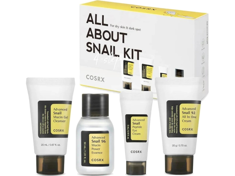 Cosrx Advanced Snail All About Snail Kit sada pro intenzivní hydrataci pleti 1 ks
