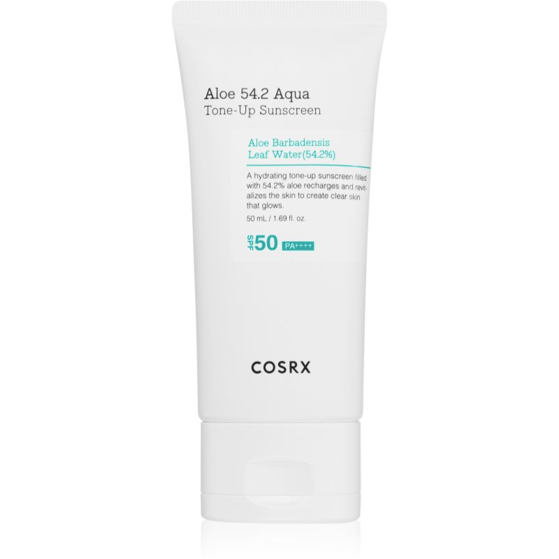 Cosrx Aloe 54.2 Aqua Tone-Up Sunscreen ochranný tónovaný fluid na obličej SPF 50+ 50 ml