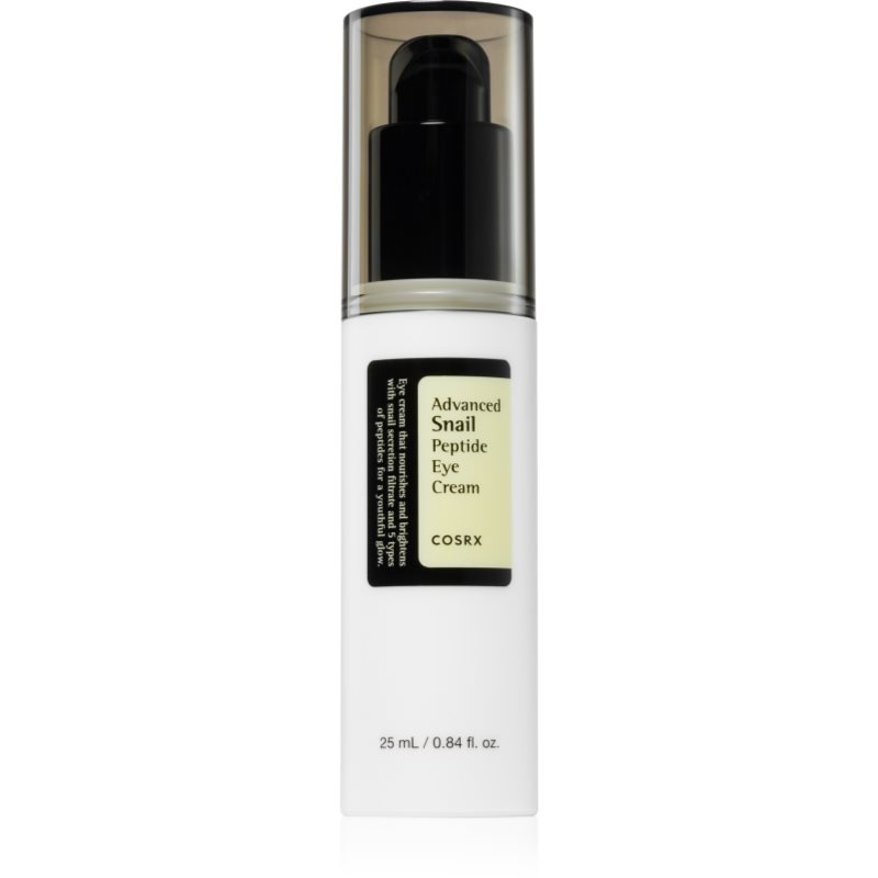 Cosrx Advanced Snail Peptide Eye Cream rozjasňující a hydratační krém na oční okolí 25 ml