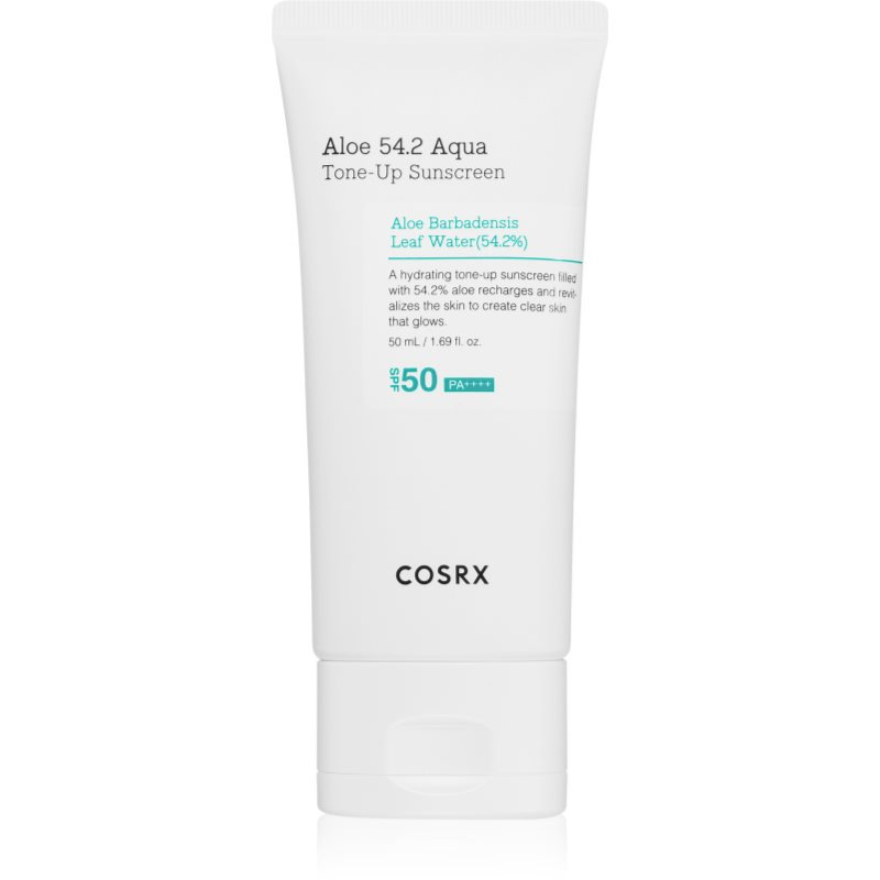Cosrx Aloe 54.2 Aqua Tone-Up Sunscreen ochranný tónovaný fluid na obličej SPF 50+ 50 ml