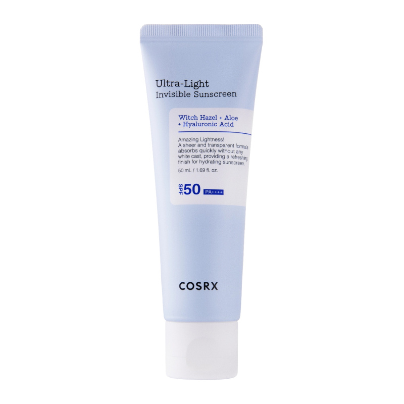 Cosrx Ultra-Light Invisible Sunscreen ultra lehký opalovací krém na obličej a tělo SPF 50+ 50 ml