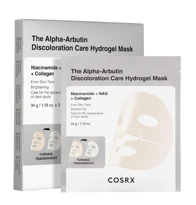 COSRX Sada pleťových masek Discoloration Care Hydrogel Mask 3 x 34 g