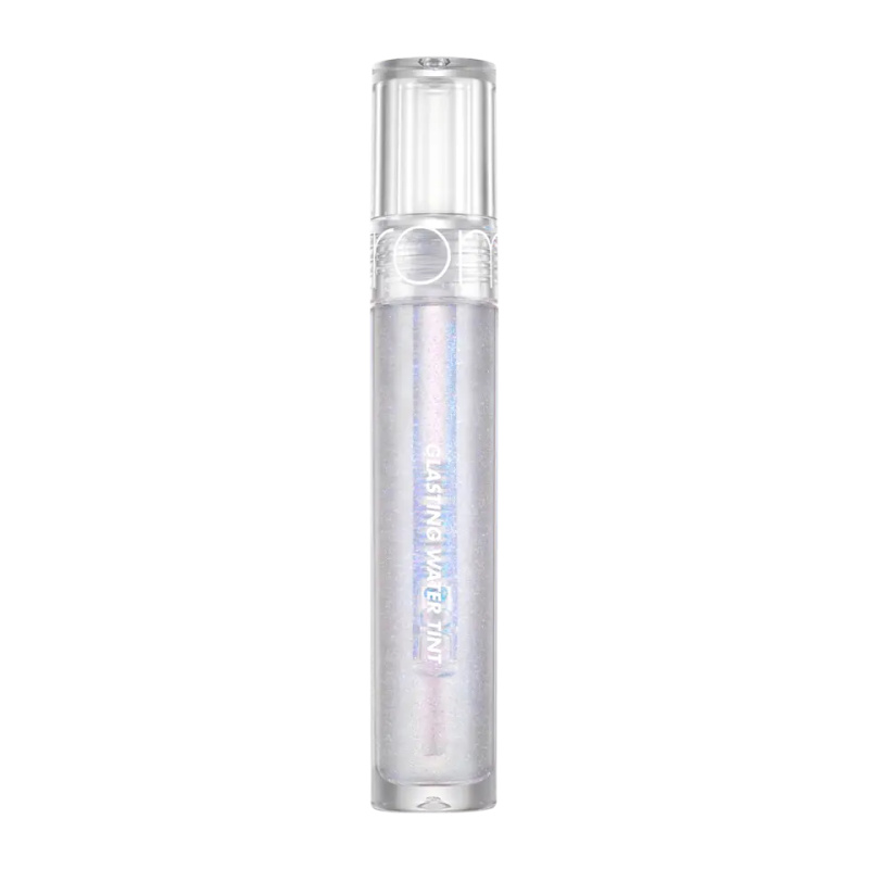 rom&nd Glasting Water Gloss zářivý lesk na rty se třpytkami odstín 00 Meteor Track 4.3 g
