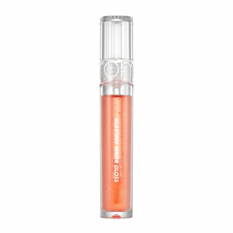rom&nd Glasting Water Gloss zářivý lesk na rty se třpytkami odstín #01 Sanho Crush 4.3 g
