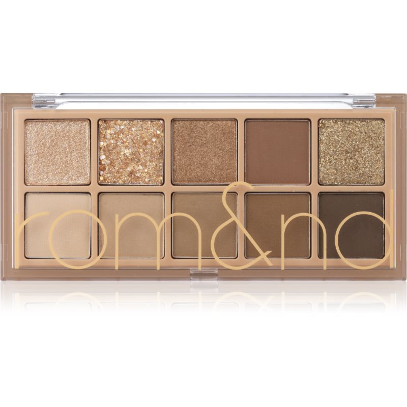 rom&nd Better Than Palette paletka očních stínů pro dokonalý vzhled odstín 02 Mahogany Garden 7.5 g