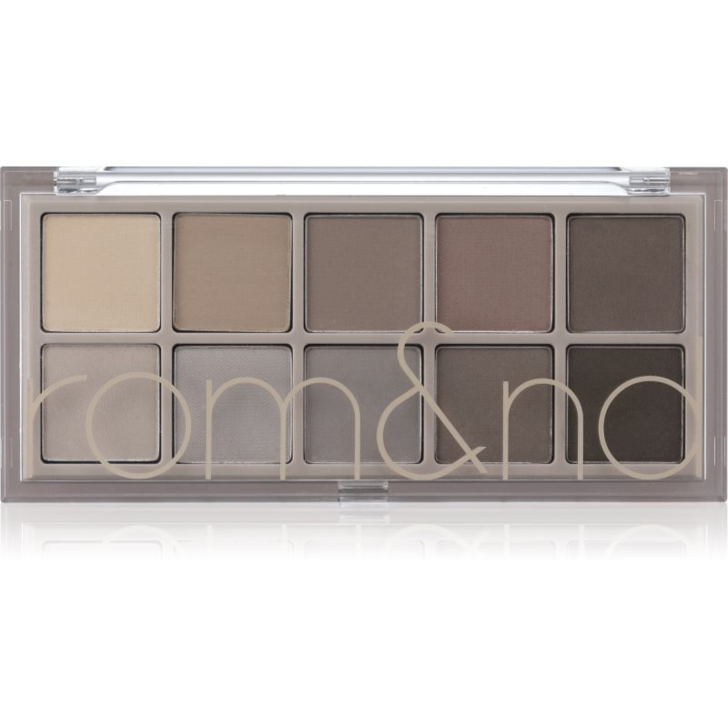 rom&nd Better Than Palette paletka očních stínů pro dokonalý vzhled odstín 04 Dusty Fog Garden 7.5 g