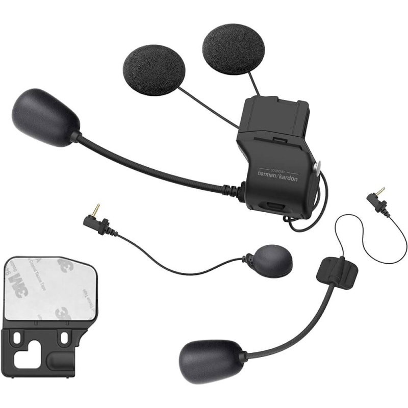 Držák na přilbu s příslušenstvím pro headset SENA 50S - sound by Harman Kardon (sluchátka + mikrofon)