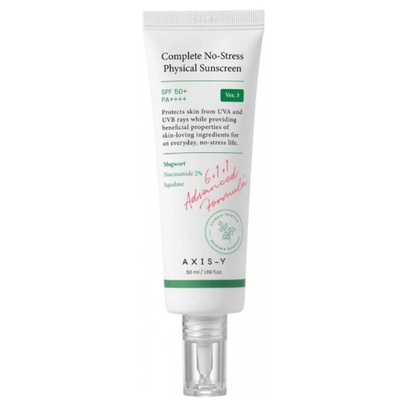 AXIS-Y Complete No-Stress Physical Sunscreen SPF50+/PA++++ - 50 ml