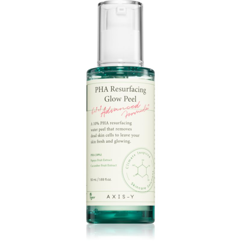 AXIS-Y 6+1+1 Advanced Formula PHA Resurfacing Glow Peel čisticí pleťový peeling pro rozjasnění pleti 50 ml