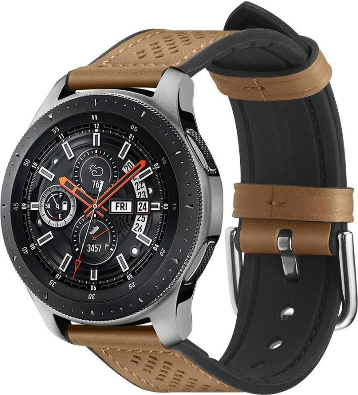 Spigen Řemínek pro Samsung Galaxy Watch 45mm / 46mm - Spigen, Retro Fit Brown