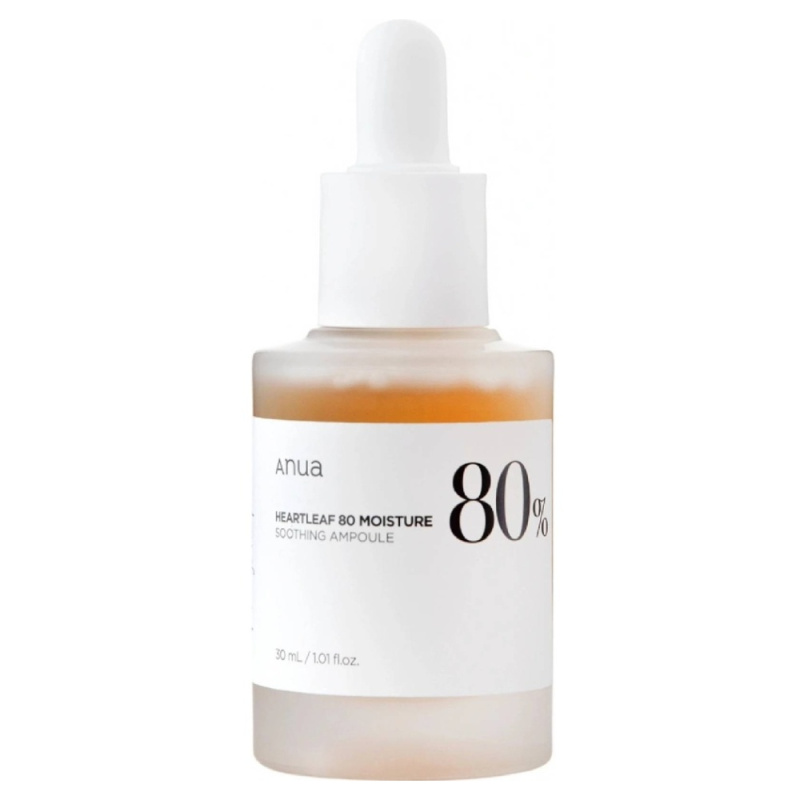 Anua Heartleaf 80% Moisture Ampoule ampule pro intenzivní obnovu pleti se zklidňujícím účinkem 30 ml