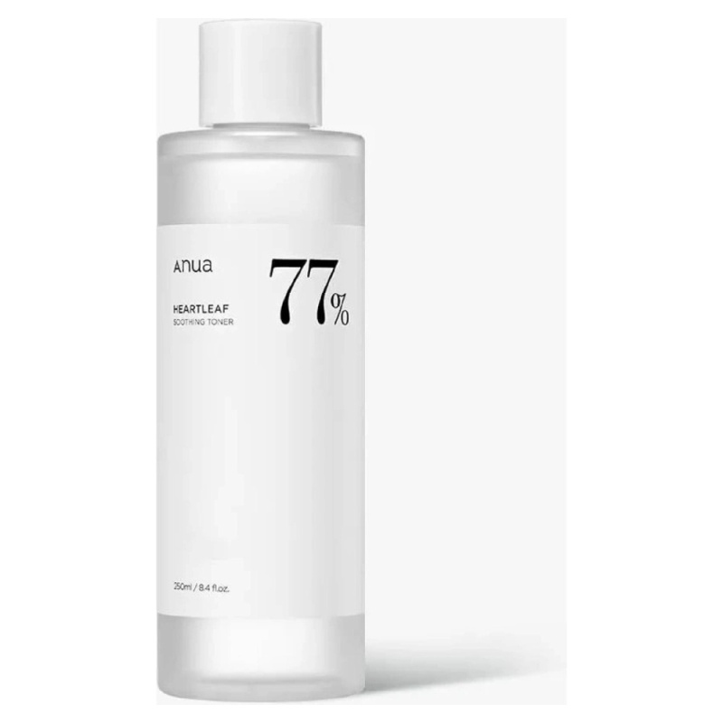 Anua Heartleaf 77% Soothing Toner čisticí a zklidňující tonikum pro obnovu kožní bariéry 250 ml